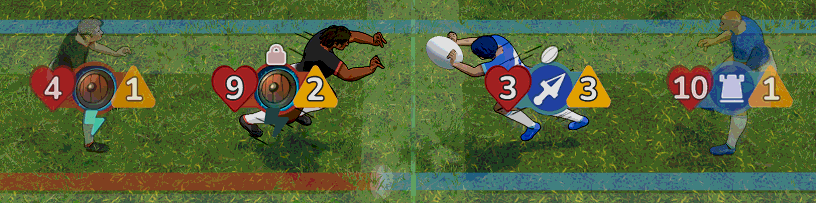 animated GIF of an auto battle sequence